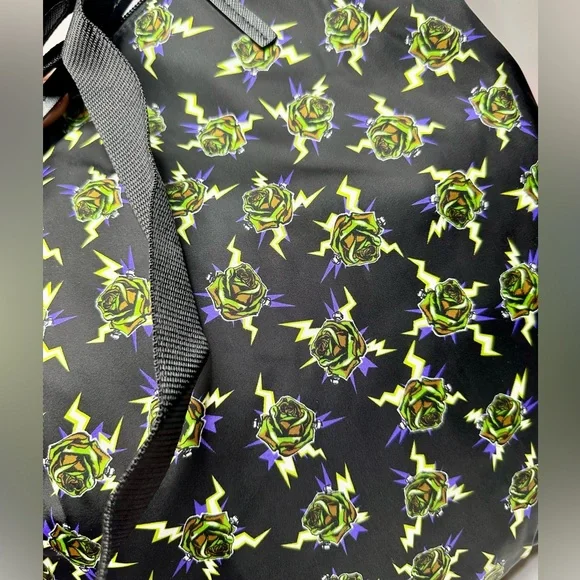 NEW! Limited Edition Prada x Frankenstein Rose Print Nylon Convertible Tote - Picture 10 of 15